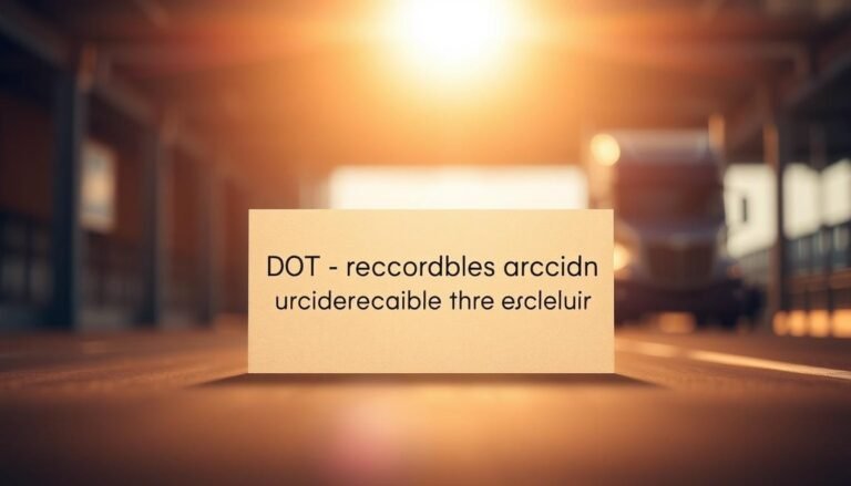 dot recordable accident