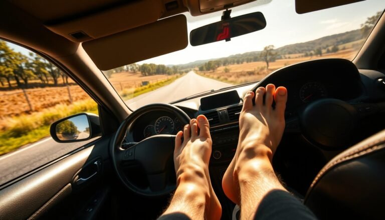 is it illegal to drive barefoot